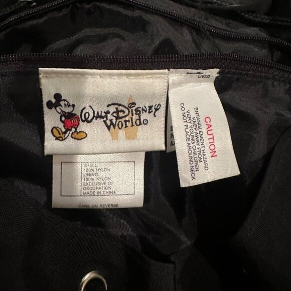 DISNEY WORLD EMBROIDERED SMALL BACKPACK CARRY BAG - Picture 5 of 8